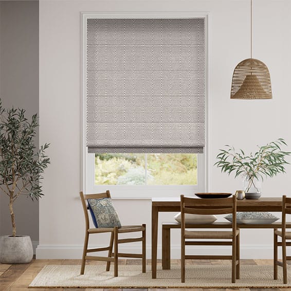 Colorized Moderna Ash Blue Roman Blind 7287