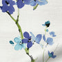 ColorizedPLA Fuji Blossom Faux Silk Azure Roman Blind 7294