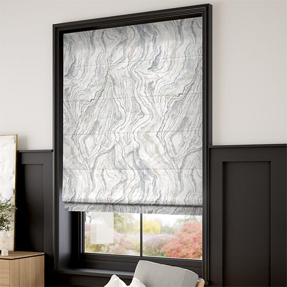 ColorizedZoom Abelia Silver Quartz Roman Blind 7299
