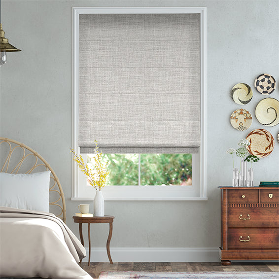 Colorized Electric Arlo Modern Grey Roman Blind 7312