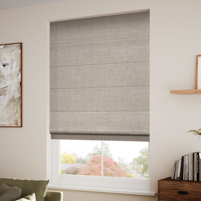 ColorizedZoom Electric Cavendish Warm Stone Roman Blind 7326