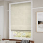 ColorizedZoom Electric Paleo Linen Vintage Cream Roman Blind 7348