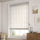 ColorizedZoom Electric Twill Stripe Blush Roman Blind 7354