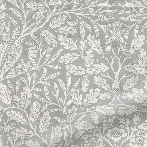 ColorizedPLA Electric William Morris Acorn Dove Roman Blind 7357