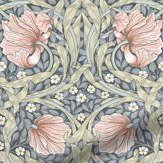 ColorizedPLA Electric William Morris Pimpernel Blush Roman Blind 7359