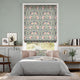 Colorized Electric William Morris Pimpernel Blush Roman Blind 7359