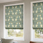 ColorizedZoom Electric William Morris Pimpernel Sage Roman Blind 7360