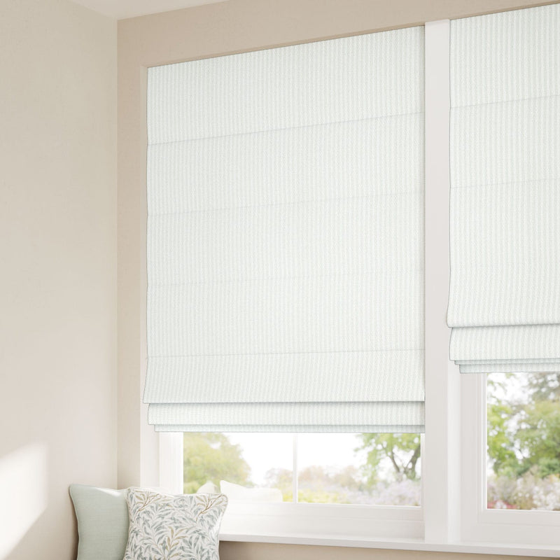 ColorizedZoom Ella Stripe Moonstone  Roman Blind 7412
