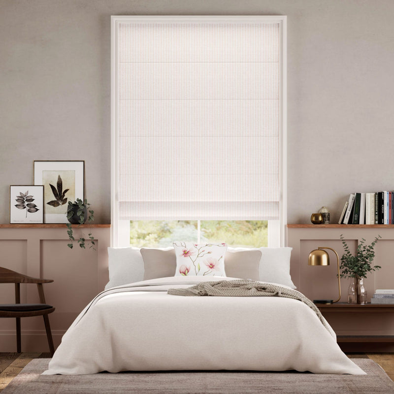 Colorized Ella Stripe Confetti Pink  Roman Blind 8761