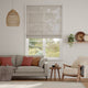Colorized Lumiere Unlined Laurel Linen Roman Blind 7423
