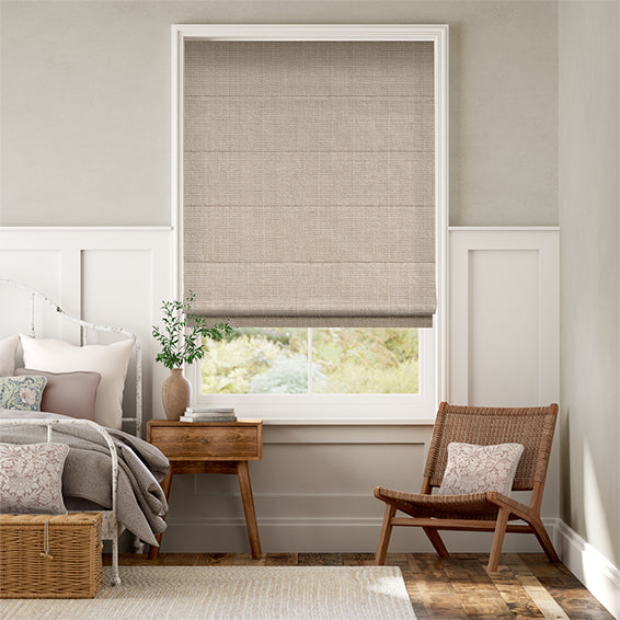 Colorized Etta Putty Roman Blind 7450