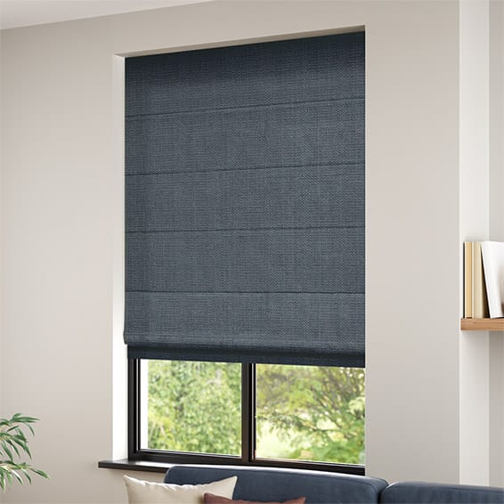 ColorizedZoom Etta Cadet Blue  Roman Blind 7441