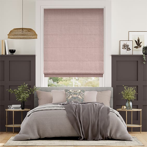 Colorized Etta Sweet Pea Roman Blind 7452