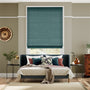 Colorized Etta Teal Roman Blind 7453