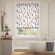 Colorized Sail Away Nautical Roman Blind