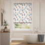 Colorized Sail Away Nautical Roman Blind