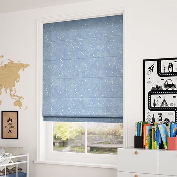 ColorizedZoom Star Gazing Morning Sky Roman Blind