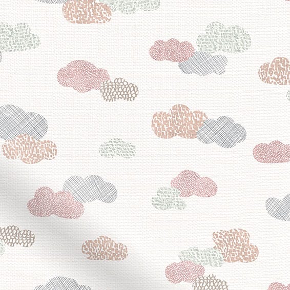 ColorizedPLA Happy Clouds Dusk Roman Blind