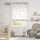 Colorized Happy Clouds Dusk Roman Blind