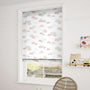 ColorizedZoom Happy Clouds Dusk Roman Blind