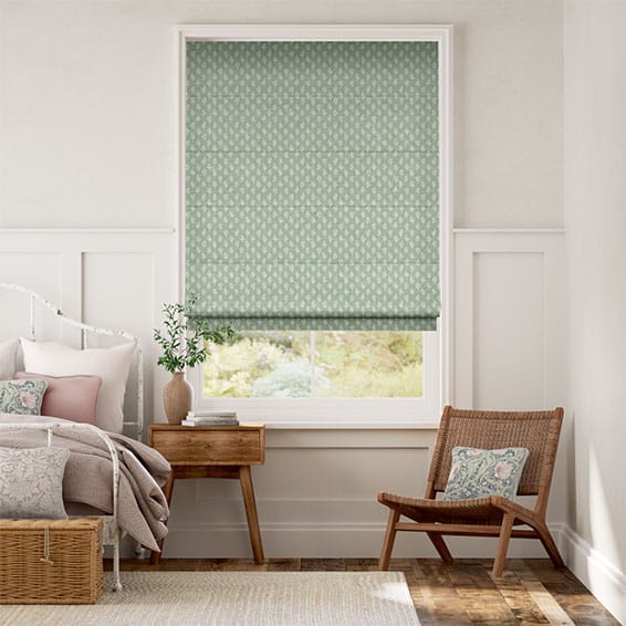 Colorized Eleanor Duck Egg Roman Blind 7473