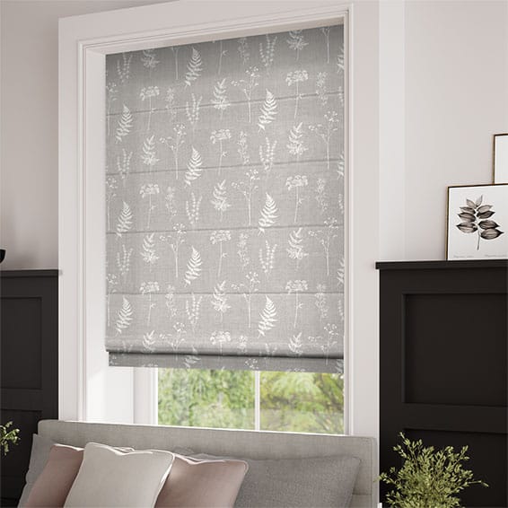 ColorizedZoom Adeline Dove Grey Roman Blind 7476