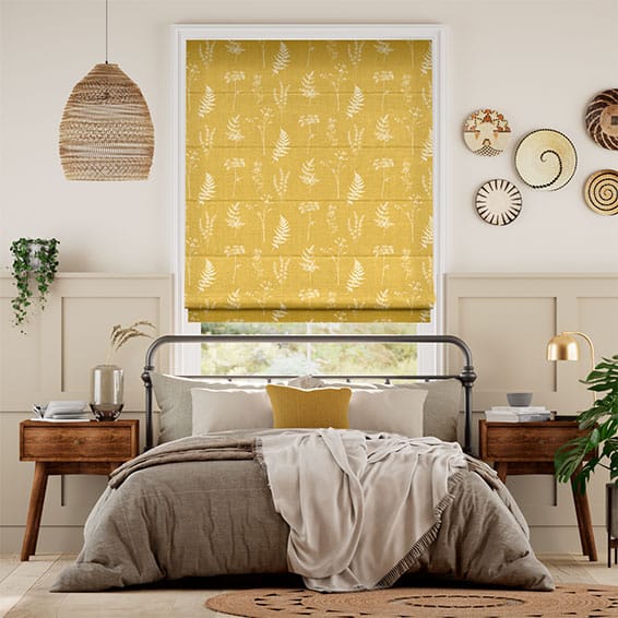 Colorized Adeline Honey Roman Blind 7478