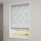 ColorizedZoom William Morris Blackthorn Blue Grey Roman Blind 7501