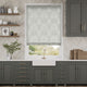Colorized William Morris Blackthorn Stone  Roman Blind 7506