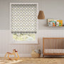 Colorized Tweet Tweet Grey Roman Blind 7524