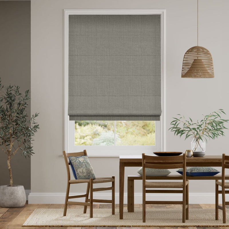 Colorized Averley Dove Grey Roman Blind 7546
