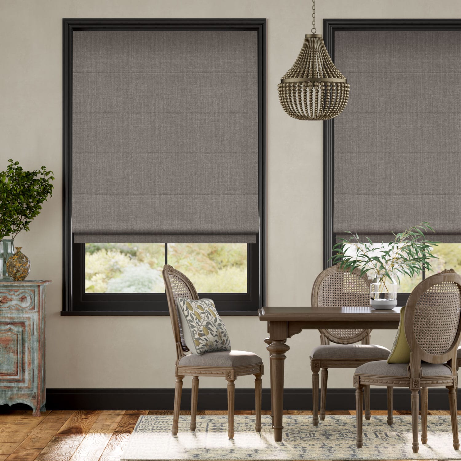 Colorized Averley Fawn Roman Blind 7547