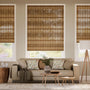Colorized Marius Chestnut Roman Blind 7560