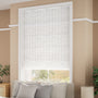 ColorizedZoom Goa Blackout Alabaster & Bone Roman Blind