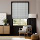 Colorized Maze Jacquard Charcoal Roman Blind 7574