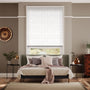 Colorized Knots Pewter Roman Blind 7578
