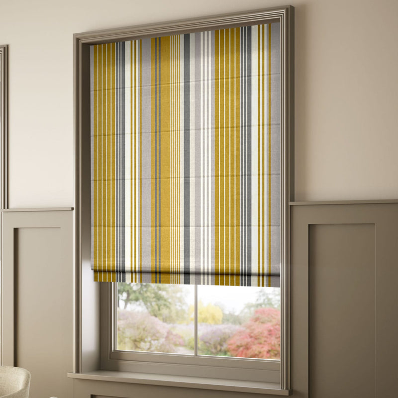 ColorizedZoom Manhattan Gold Roman Blind 7579