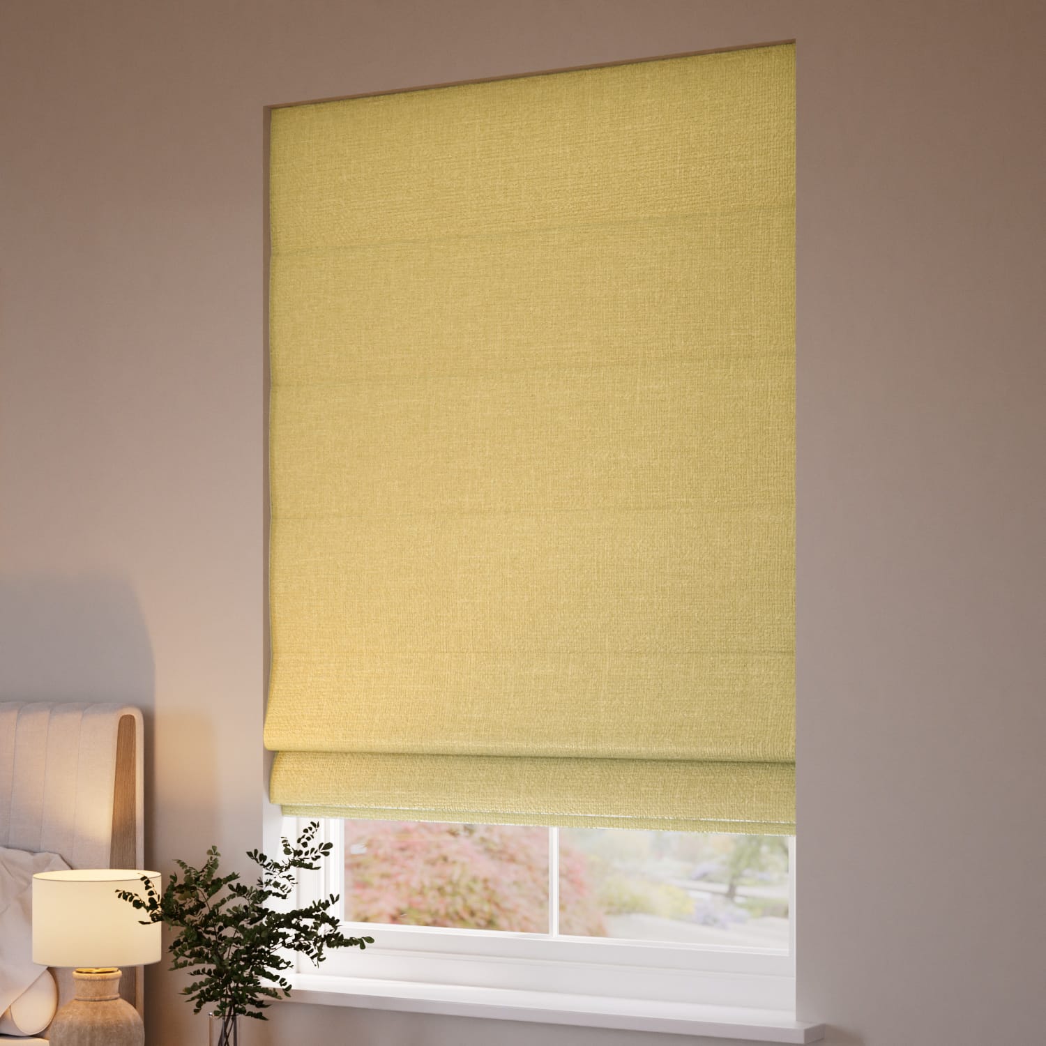 ColorizedZoom Sedona Blackout Citron Roman Blind 7581