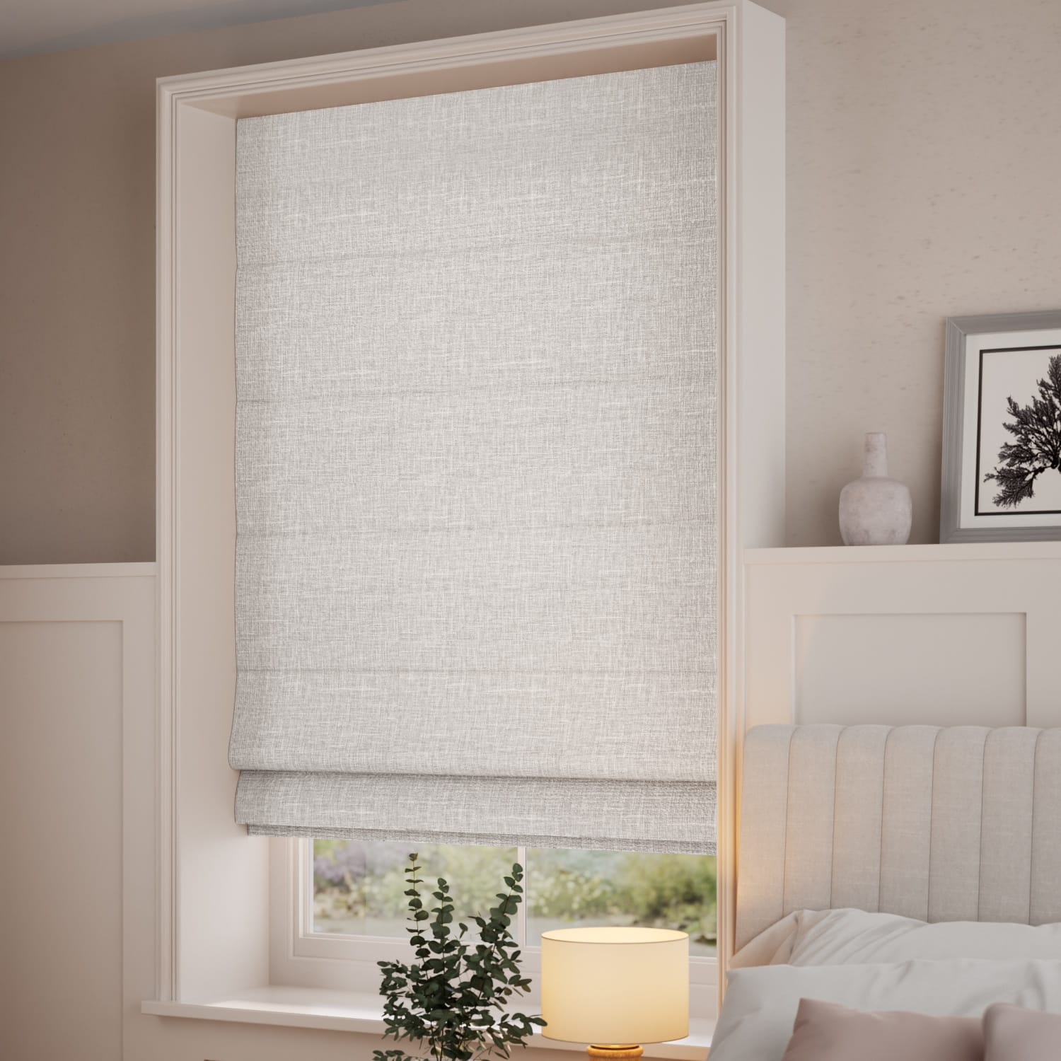 ColorizedZoom Sedona Blackout Pepper Roman Blind 7585