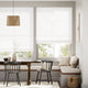 Colorized Cirrus Voile Bright White Roman Blind 7601