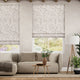 Colorized William Morris Acanthus Jacquard Linen Roman Blind 7605