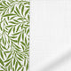 ColorizedPLA William Morris Willow Clover & Bijou Linen White Roman Blind 7648