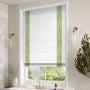 ColorizedZoom William Morris Willow Clover & Bijou Linen White Roman Blind 7648