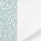 ColorizedPLA William Morris Willow Duck Egg & Bijou Linen White Roman Blind