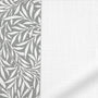 ColorizedPLA William Morris Willow Steeple Grey & Bijou Linen White Roman Blind