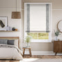 Colorized William Morris Willow Onyx & Bijou Linen Alabaster Roman Blind 7651