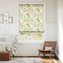 Colorized Wild Flowers Meadow Roman Blind 7657