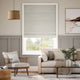Colorized Cleo Ash  Roman Blind 7658