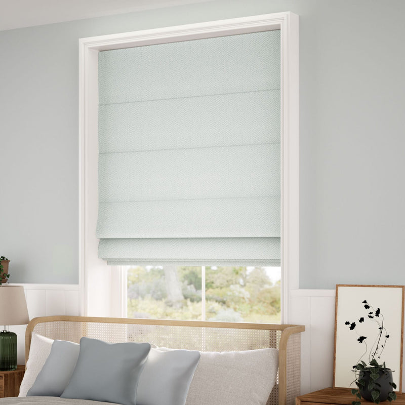 ColorizedZoom Odessa Powder Blue Roman Blind