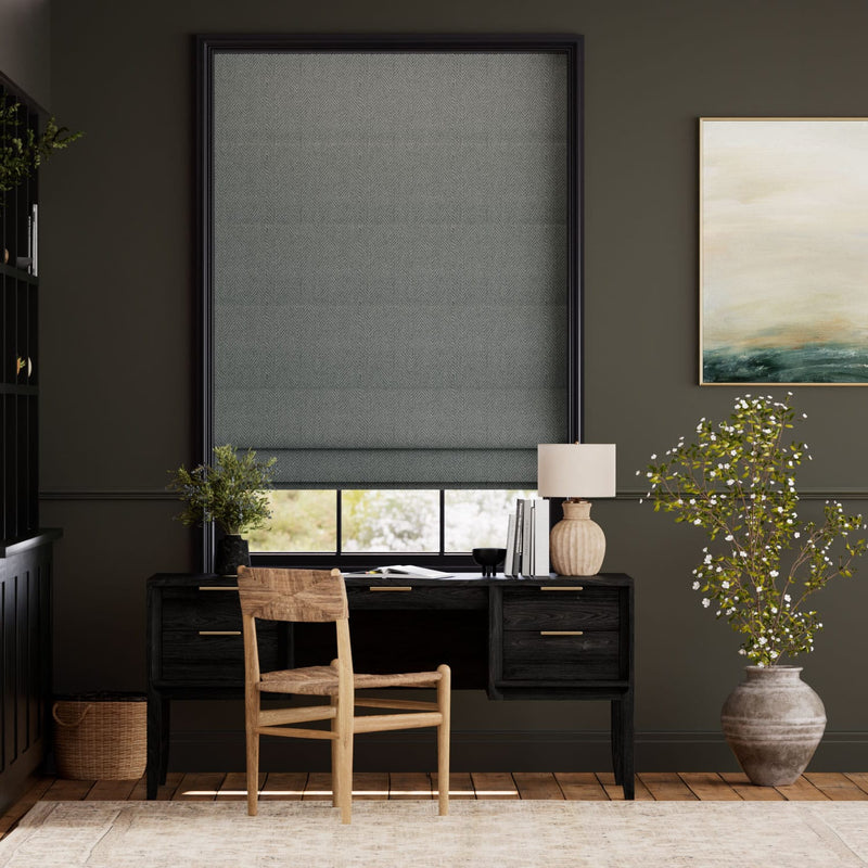 Colorized Odessa Ash Roman Blind 7666